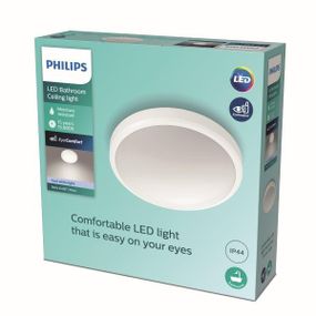 Philips Doris LED CL257 Stropné svietidlo do kúpeľne kruhové 17W/1700lm 313mm 4000K IP44 biela