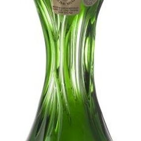 Krištáľová váza Dandelion, farba zelená, výška 115 mm