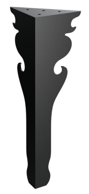 RMP Stolová noha Nyx 40 cm čierna NOHA019/40