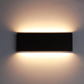 Top Light - LED Vonkajšie nástenné svietidlo LED/12W/230V IP65 čierna