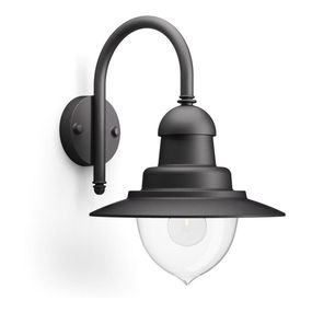 Philips 01652/30/PN - Vonkajšie nástenné svietidlo RAINDROP 1xE27/60W/230V IP44