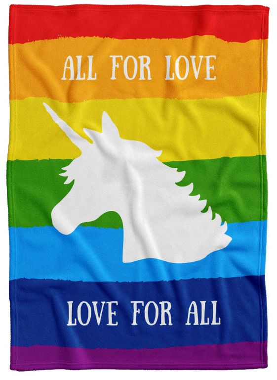 Deka LGBT Unicorn (Podšitie baránkom: NE)