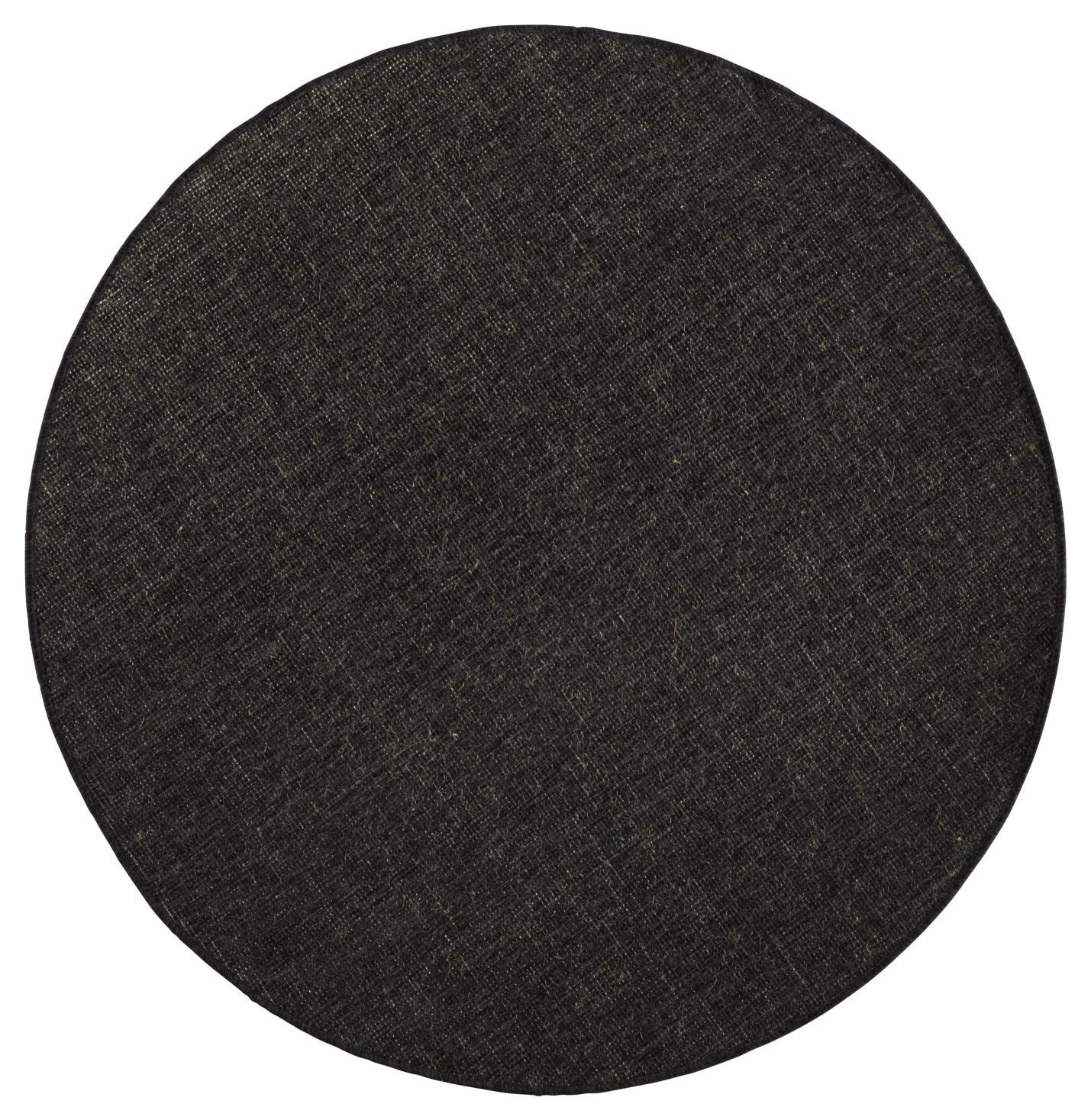 NORTHRUGS - Hanse Home koberce Kusový koberec Twin-Wendeteppiche 103096 schwarz creme kruh - 200x200 (priemer) kruh cm
