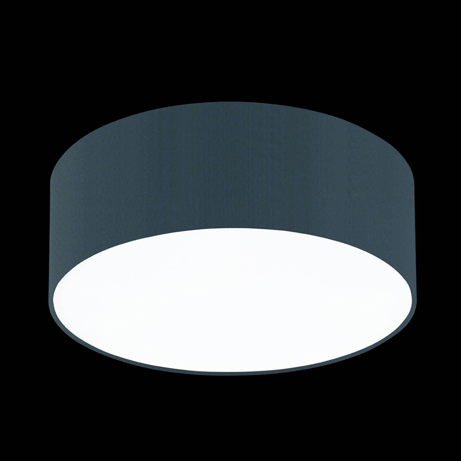 Hufnagel Bridlicovo-sivé stropné svietidlo Mara, 50 cm, Obývacia izba / jedáleň, chinc, E27, 57W, K: 17cm