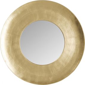 KARE Design Zrcadlo Planet - zlaté, Ø108cm