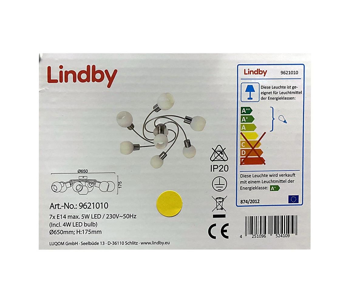 Lindby - Prisadený luster CIALA 7xE14/5W/230V