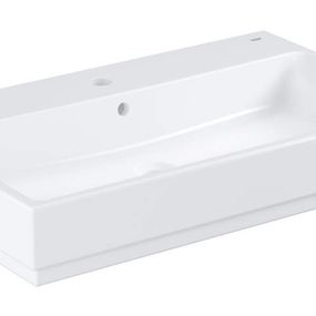 Grohe Cube Ceramic - Umývadlo s prepadom, 800 mm x 490 mm, PureGuard, alpská biela 3946900H