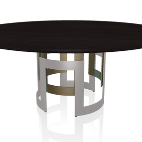 BONTEMPI - Okrúhly stôl Imperial, Ø 180 cm