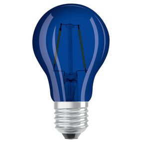 OSRAM LED E27 Star Décor Cla A 2, 5W, modrá, E27, 2.5W, Energialuokka: G, P: 10.5 cm