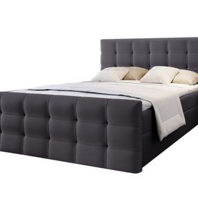 Expedo Čalúnená postel Boxspring SAIMON, 140x200, Soft 29