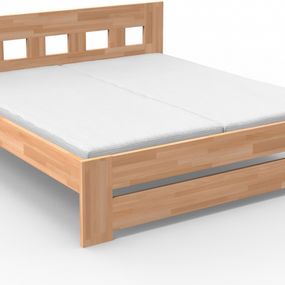 Manželská posteľ 160 cm Jana (masív buk)