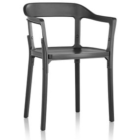 MAGIS - Stolička STEELWOOD CHAIR - antracitová