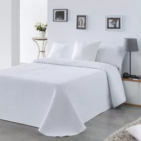 Prikrývka na posteľ ALBA biela jednolôžko