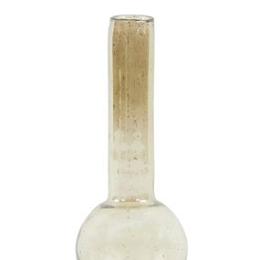 Sklenená váza DAPOLI, stone finish amber