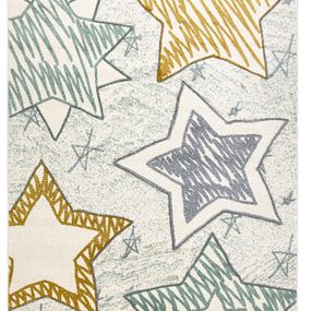 Dywany Łuszczów Detský kusový koberec Petit Stars green - 120x170 cm