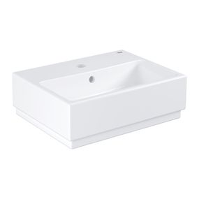 GROHE Cube Ceramic - Umývadlo 458x350 mm, alpská biela PureGuard 3948300H