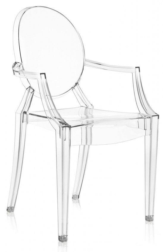 Kartell - Stolička Louis Ghost, transparentná