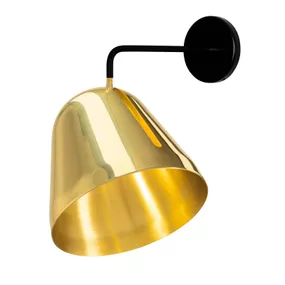 NYTA Nyta Tilt Wall Brass nástenné svetlo a svorkovnica, Obývacia izba / jedáleň, hliník, E14, 46W, L: 18 cm, K: 24cm