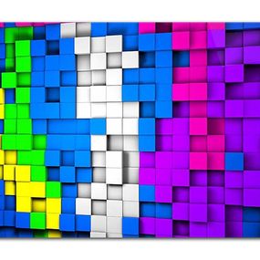 3d obraz Cube background zs24852