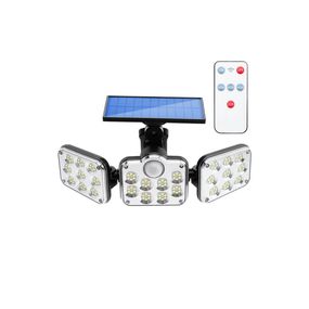 Solárny Svetlomet 138x LED pohybový senzor LED 10W 480lm + ovládač