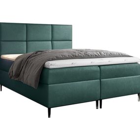 Expedo Čalúnená posteľ boxspring GRETA + topper, 120x200, fancy 36