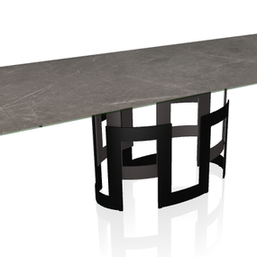 BONTEMPI - Rozkladací stôl Imperial, 190 - 290 cm