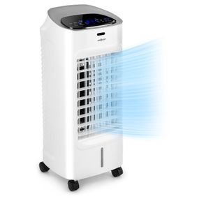 OneConcept Coolster, ochladzovač vzduchu, ventilátor, ionizátor, 60 W, 320 m³/h , 4 l nádrž, biely