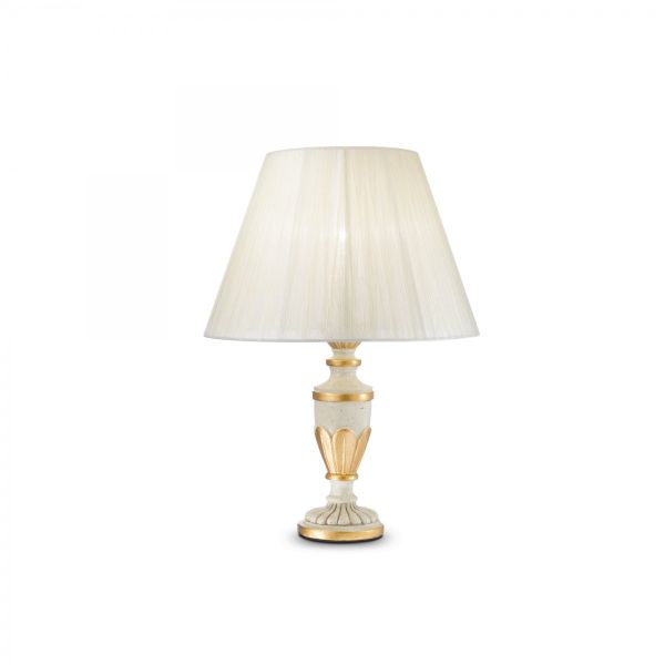 stolná lampa Ideal lux FIRENZE 012889 - starožitná slonová kosť / zlatá