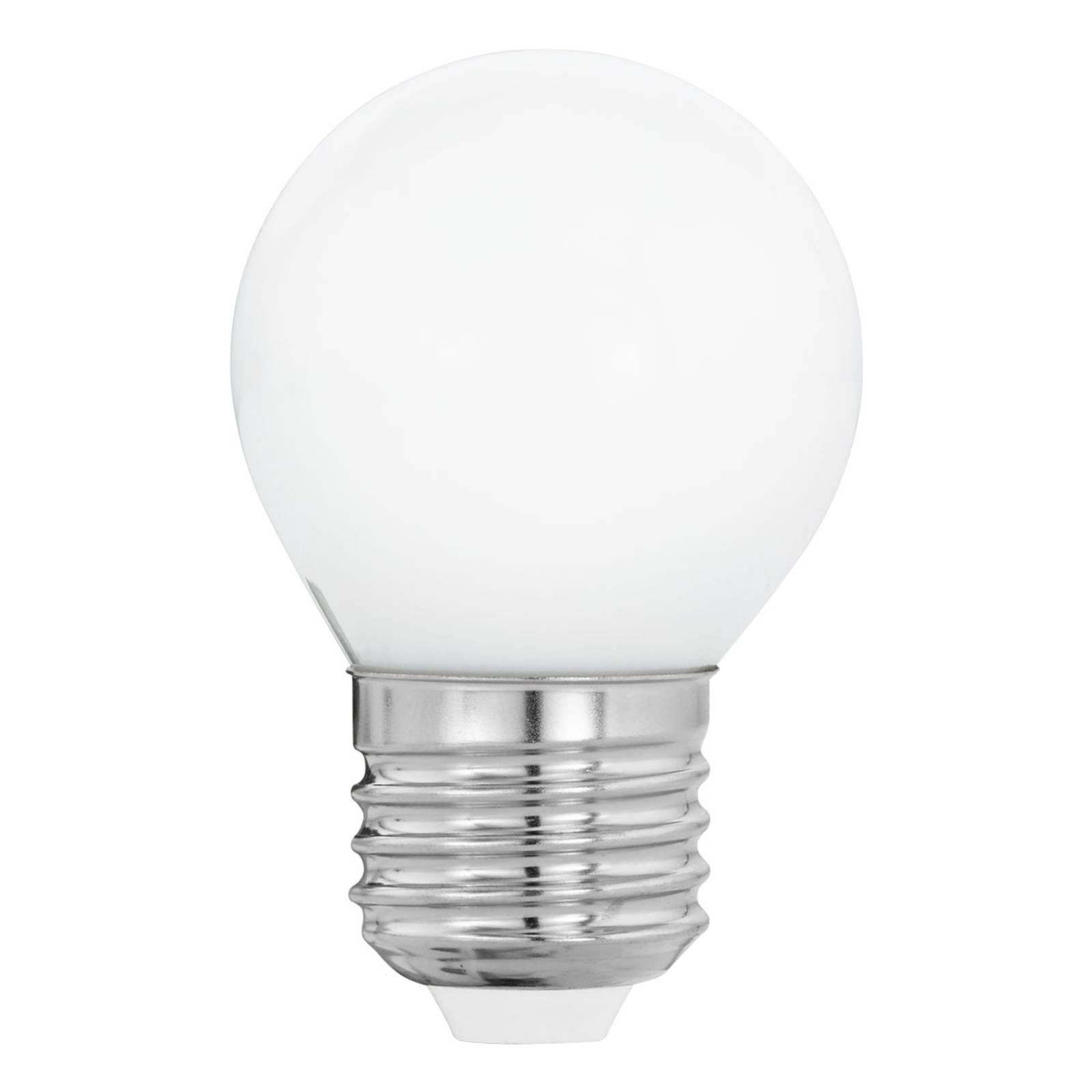 EGLO LED žiarovka E27 G45 4 W, teplá biela, opál, sklo, E27, 4W, Energialuokka: E, P: 7.5 cm