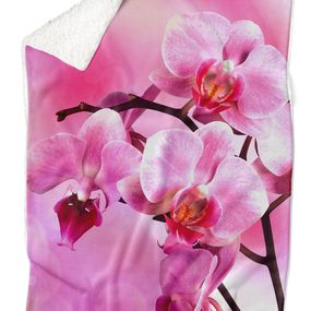 Deka Orchidea (Rozmer: 200 x 140 cm, Podšitie baránkom: ÁNO)