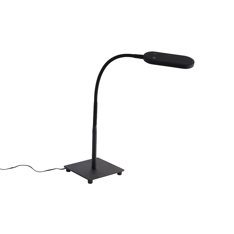 Moderná stolová lampa čierna vrátane LED 4-stupňového stmievania - Botot