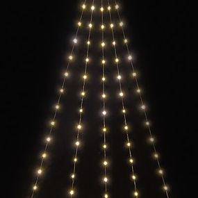 Dekorácia MagicHome Vianoce, Kométa, 240x LED teplá biela, 10 funkcií, IP44, exteriér, 5x3,90 m