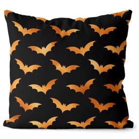 Vankúš Halloween bats (Velikost polštáře: 55 x 55 cm)