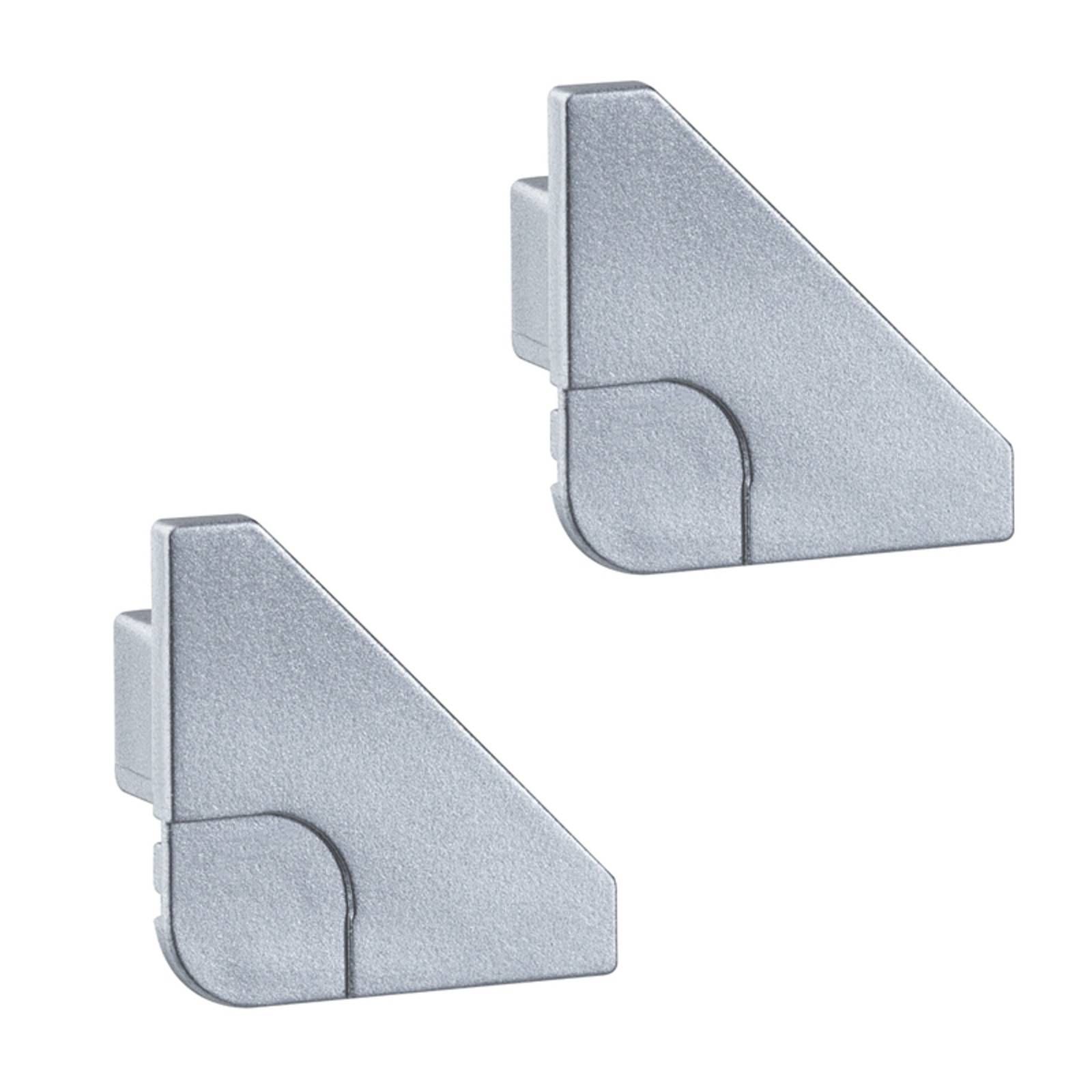 Paulmann YourLED Delta Profil uzáver, 2x hliník, plast, L: 0.8 cm, K: 2cm