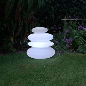 Newgarden Balans stojaca LED lampa s batériou, polyetylén, 1W, L: 59 cm, K: 65cm