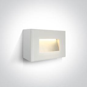 Moderné svietidlo ONE LIGHT ext. nástenné svietidlo 67076/W/W