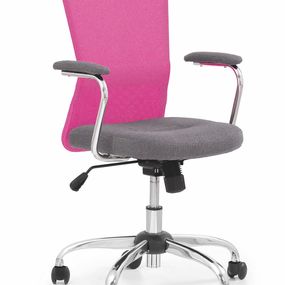 Študentská stolička Nady sivá/ružová