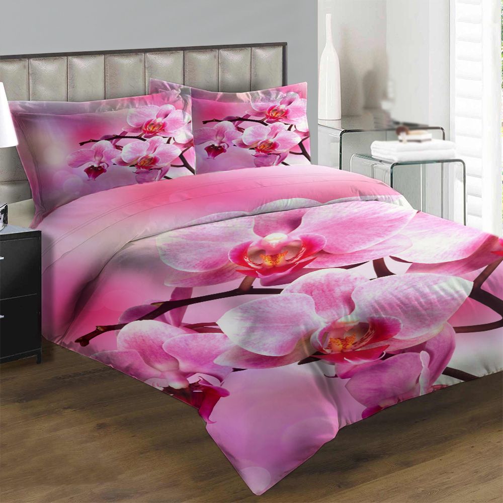 Obliečky Ružová orchidea (Rozmer: 1x140/200 + 1x90/70)