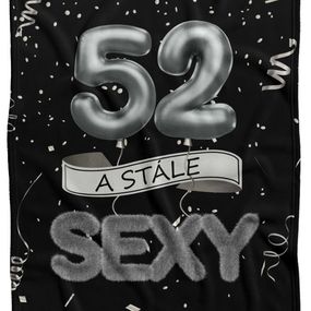 Deka Stále sexy – Čierna (vek: 52, Podšitie baránkom: NE)