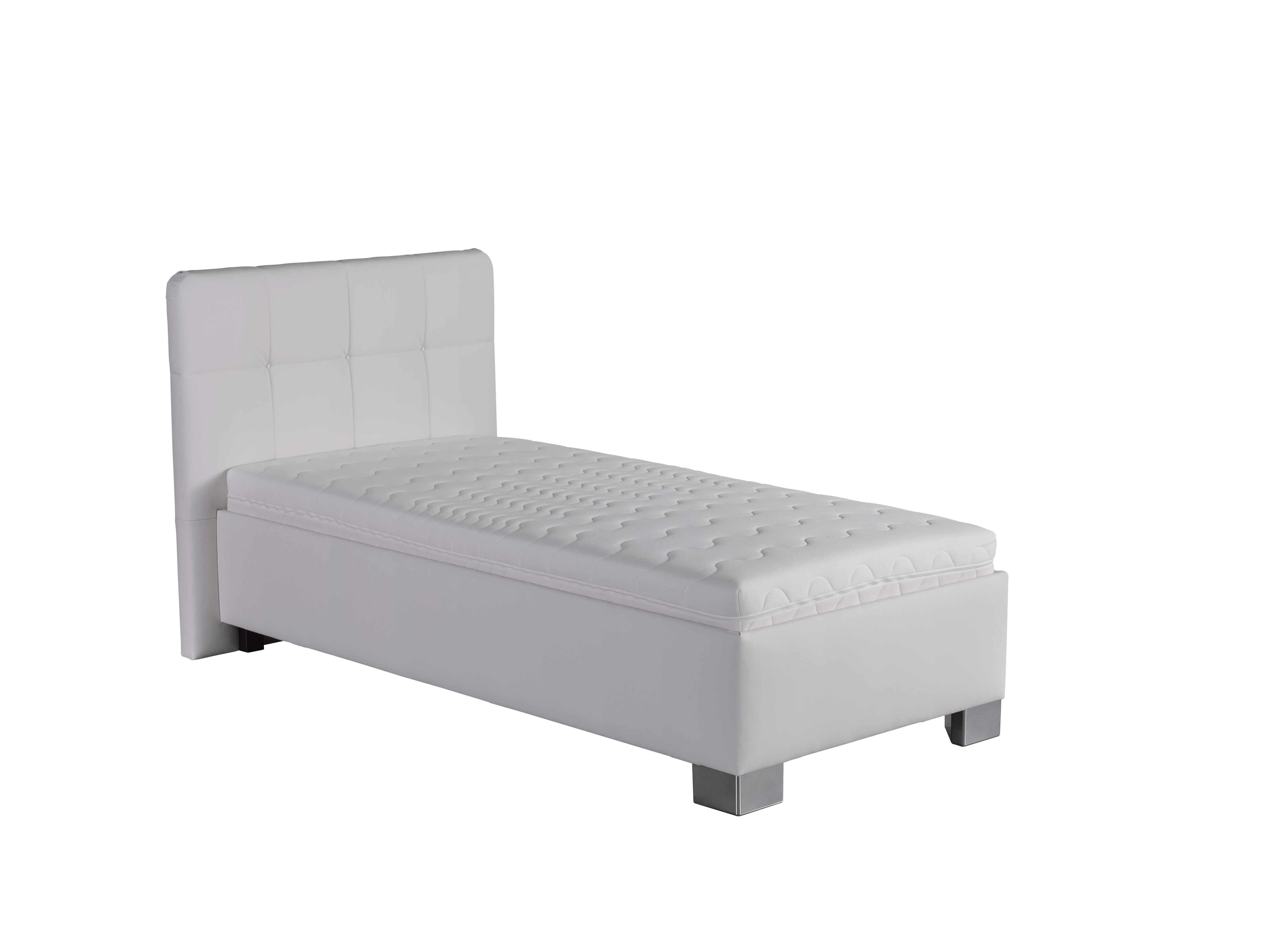 Jednolôžková posteľ 90 cm Blanár Kelly (biela) (s roštom)