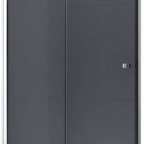 MEXEN - Lima sprchové dvere zalamovacie 70 cm, grafit, chróm sa stenovým profilom 856-070-000-01-40