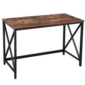 Počítačový stôl Vasagle Rustic hnedý