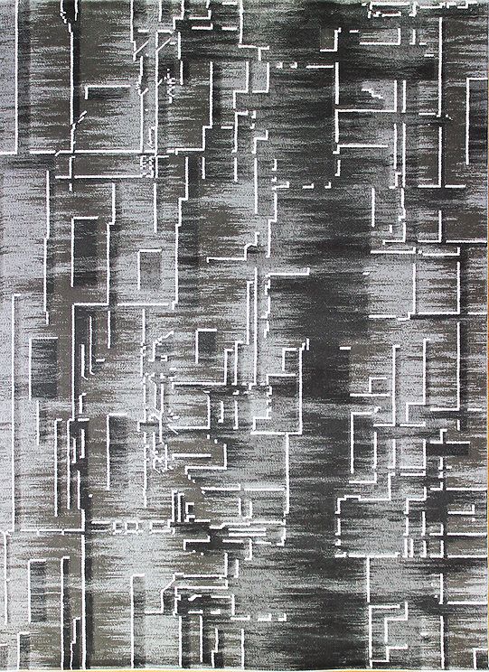 Berfin Dywany Kusový koberec Dizayn 2219 Grey - 80x150 cm