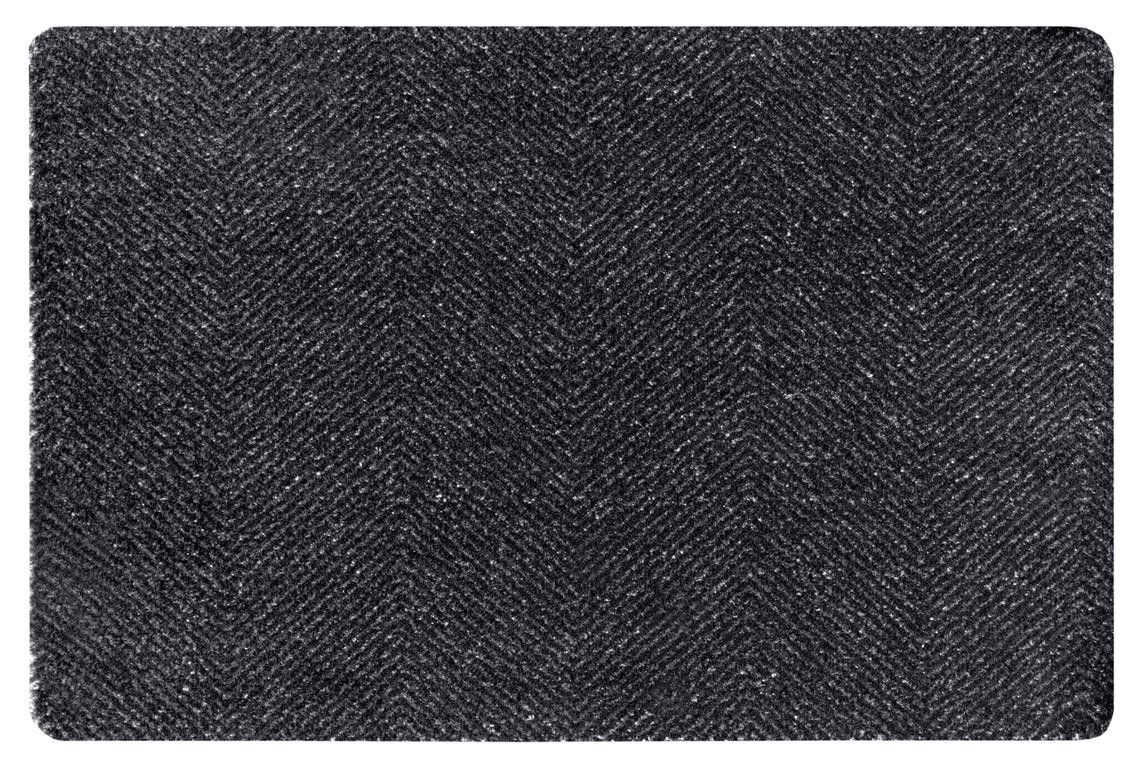 Hanse Home Collection koberce Rohožka Clean & Go 105350 Black Anthracite – na von aj na doma - 50x150 cm