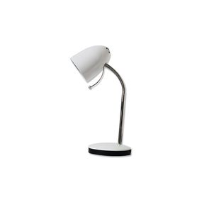 Aigostar - Stolná lampa 1xE27/36W/230V biela/chróm