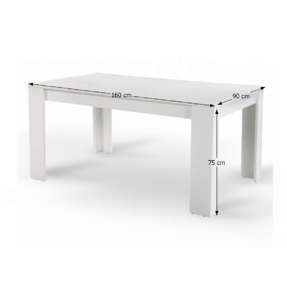 Jedálenský stôl TOMY NEW Tempo Kondela 160x90x75 cm