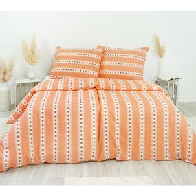 Stanex Luxusné obliečky Barunka oranžová 140x200/70x90 cm