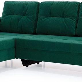 Furniture Sobczak Pires s taburetom žlutá pravá