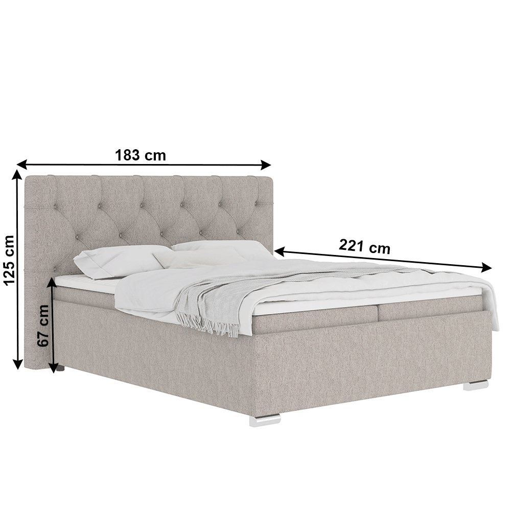 Boxspringová posteľ MORINA Tempo Kondela 160 x 200 cm