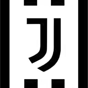 Futbalová deka Juventus FC Black and White